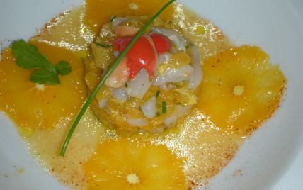 Tartare de saint jacques aux agrumes - Photo par sdussa