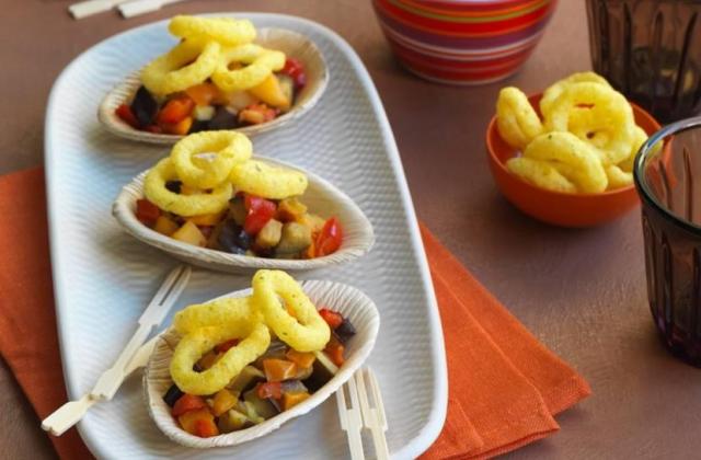 Mini crumbles de soufflés apéritifs aux légumes du soleil - Apéro-Style(s) 'fait maison'