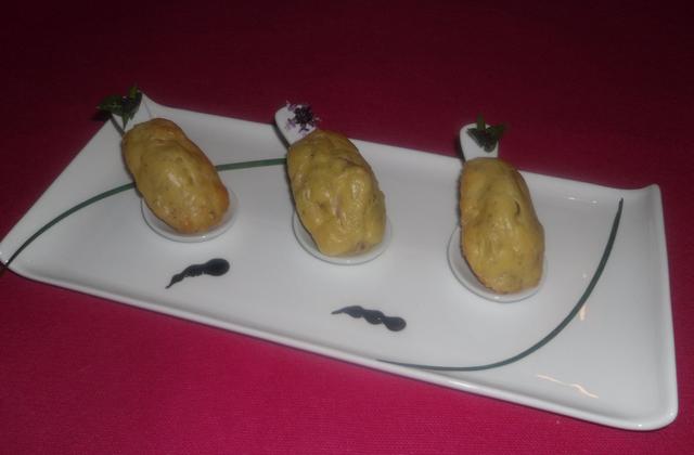 Madeleines à la moutarde et aux lardons - Photo par Adri74