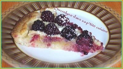 Tarte aux mûres maison - lauriaGY