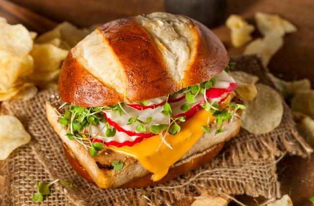 Burger veggie au tempeh - Photo par 750g