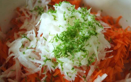 Salade de daikon et carottes à la thaïlandaise - Photo par pascal3fh