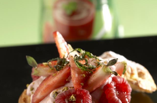 Choux tout fraise faciles - Mon dessert de fraises Andros