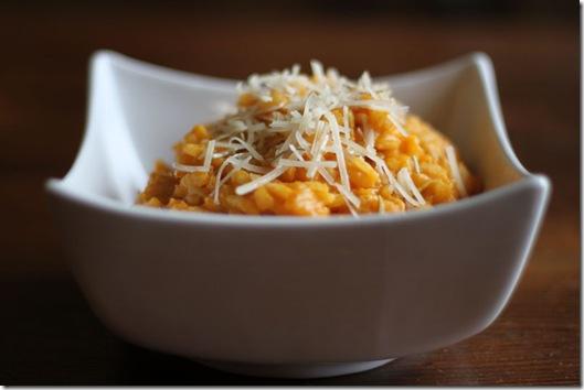 Risotto de fête au potimarron et au foie gras poêlé - Photo par Milartist