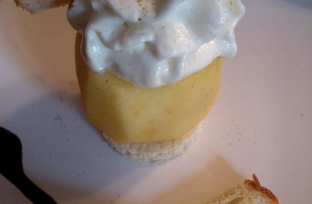 Pomme en coque à la crème d'Ambert - Photo par binano