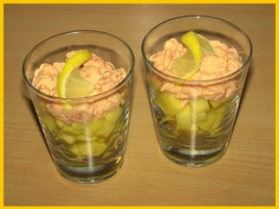 Cocktail d'écrevisses à la mangue - Photo par biscottine