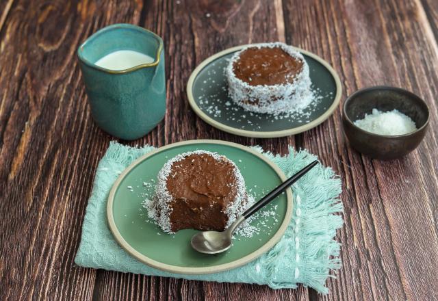 Fondant au chocolat en 2 ingrédients