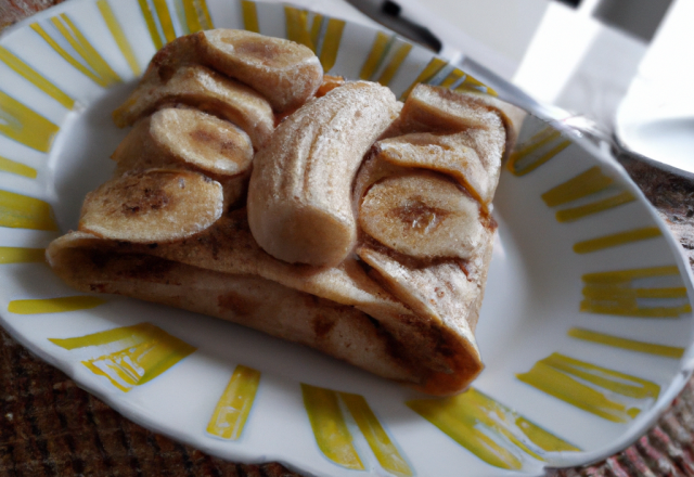 Feuilleté de banane