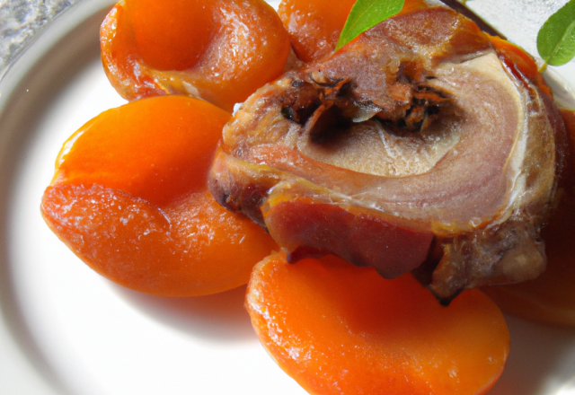 Echine de porc aux abricots secs