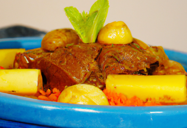 Tajine de filet mignon de porc