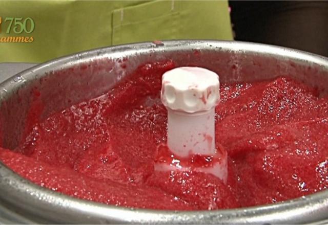 Sorbet à la framboise