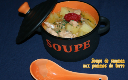 Soupe de saumon aux pommes de terre