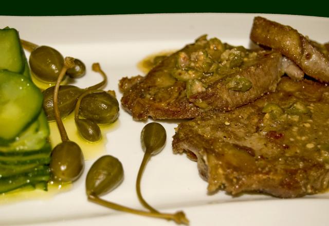 Langue de veau à la vénitienne