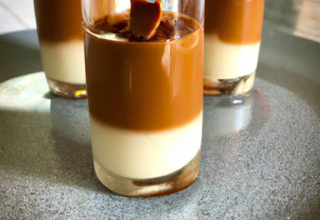 Verrine mousse praliné