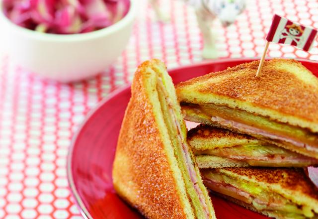 Croque-monsieur d’Endives au comté et fleur de sel