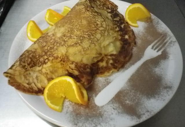 Crêpe soufflée au citron