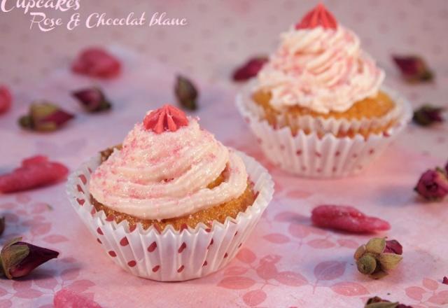 Mini-cupcakes à la rose