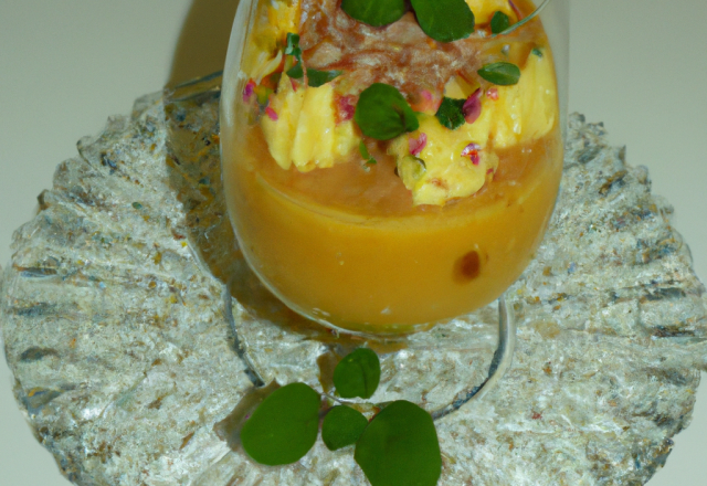 Verrine au gingembre