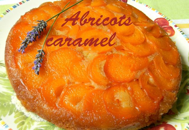 Gâteau renversé aux abricots caramélisés