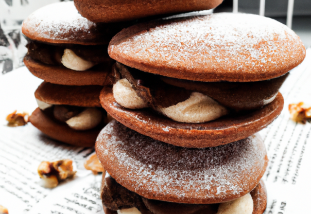 Whoopies au Nutella sans lait