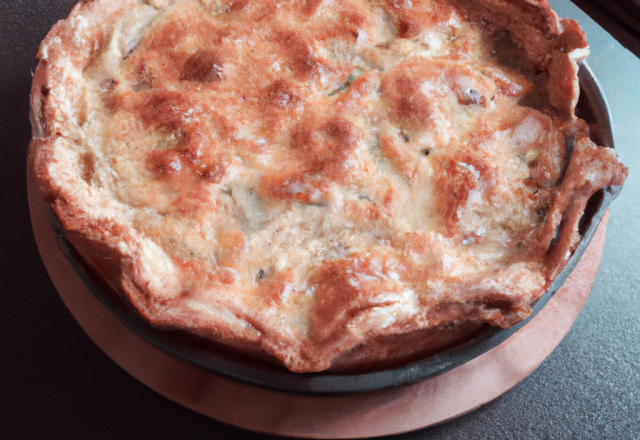 Tourte à la Pompadour et au Maroilles