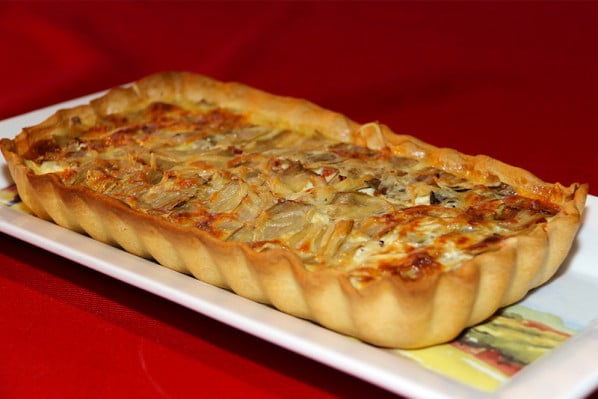 Tarte aux blettes et poulet