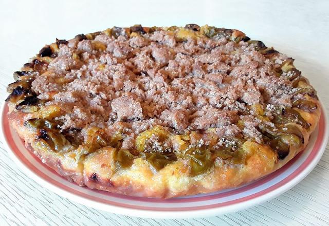 Tarte briochée aux prunes Reine-Claude