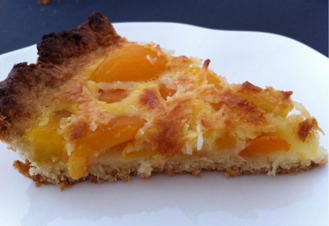 Tarte coco-abricots