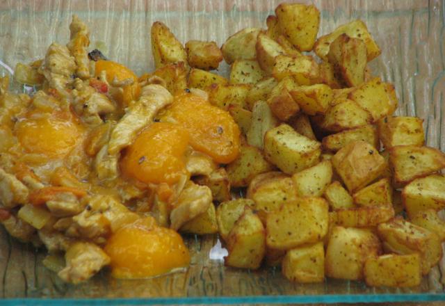 Sauté de veau aux abricots et à la lavande