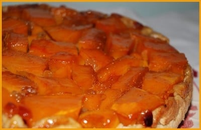 Tatin d'automne de  potimarron à la cannelle