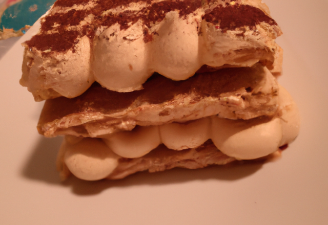 Dacquoise tiramisu