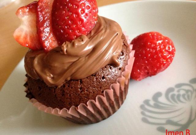 Cupcake chocolaté au nutella