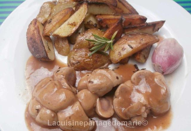 Rognon de veau dans leur graisse