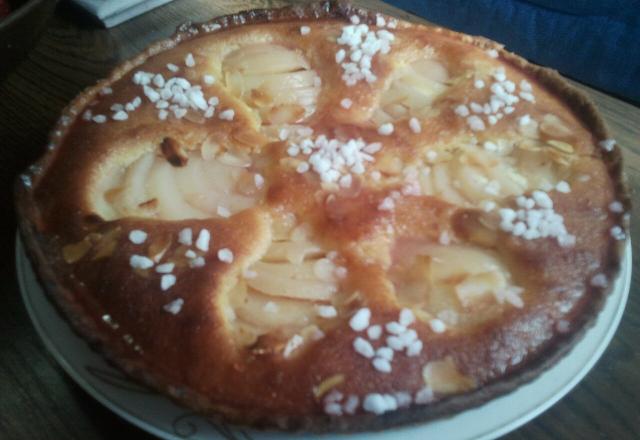 Tarte Bourdaloue aux poires facile