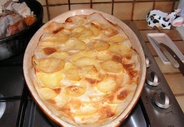 Gratin dauphinois généreux en noix de muscade