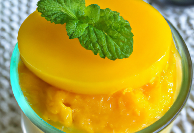 Sorbet à la mangue maison