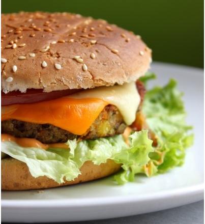 Burger végétarien au tofu