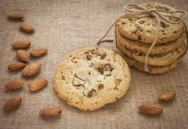 Cookies au chocolat et aux amandes