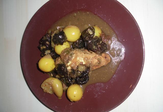 Tajine de poulet express