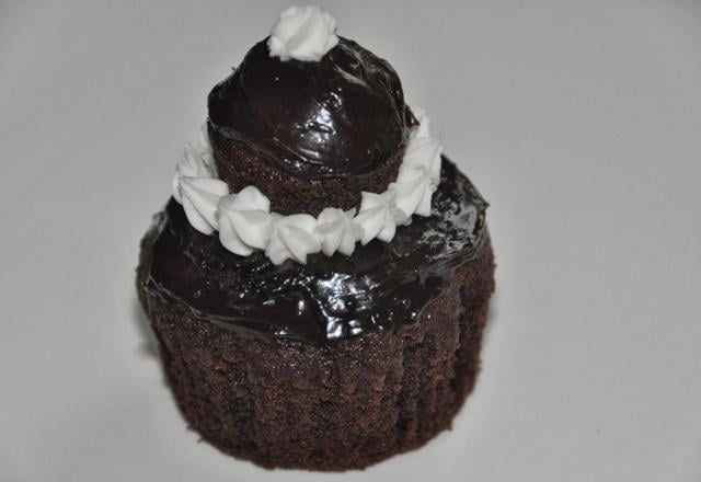 Cupcake chocolat piment façon religieuse