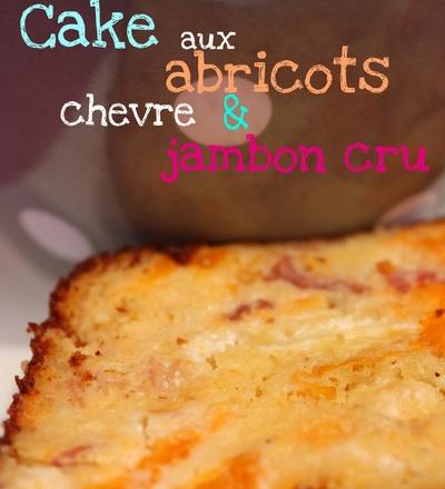 Cake aux abricots, chèvre, jambon et noisettes