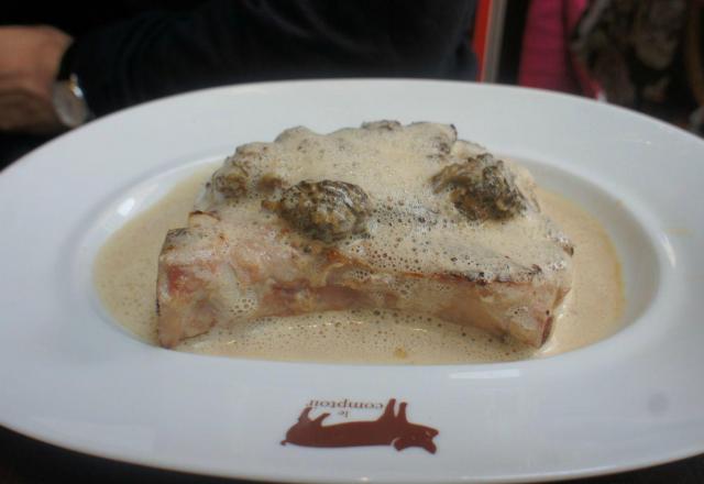 Côtes de veau aux morilles