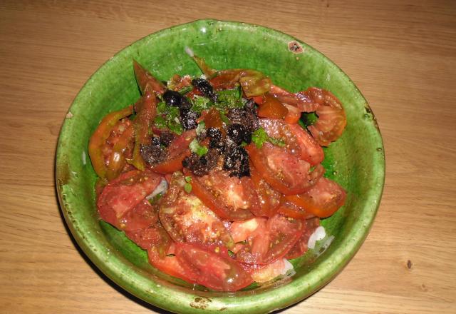 Salade de tomates fraîches