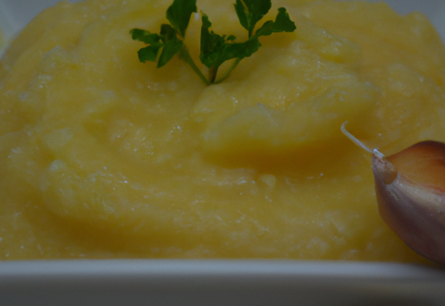 Purée à l'ail maison