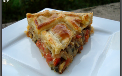 Tourte à la ratatouille