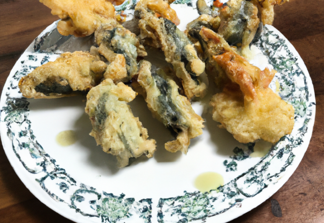 Huîtres en tempura