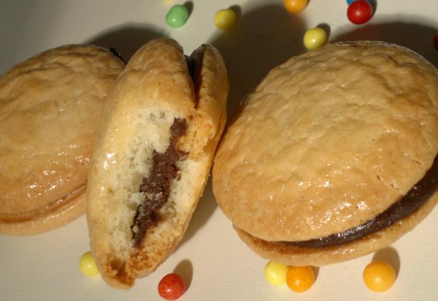 Macarons de St Emilion fourrés au chocolat