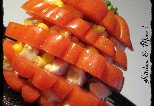 Mille-feuilles tomates mozarella