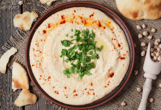 Houmous au cumin et paprika doux