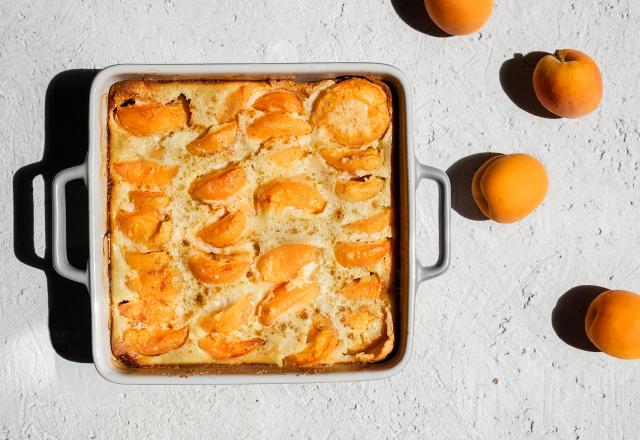 Clafoutis aux abricots savoureux